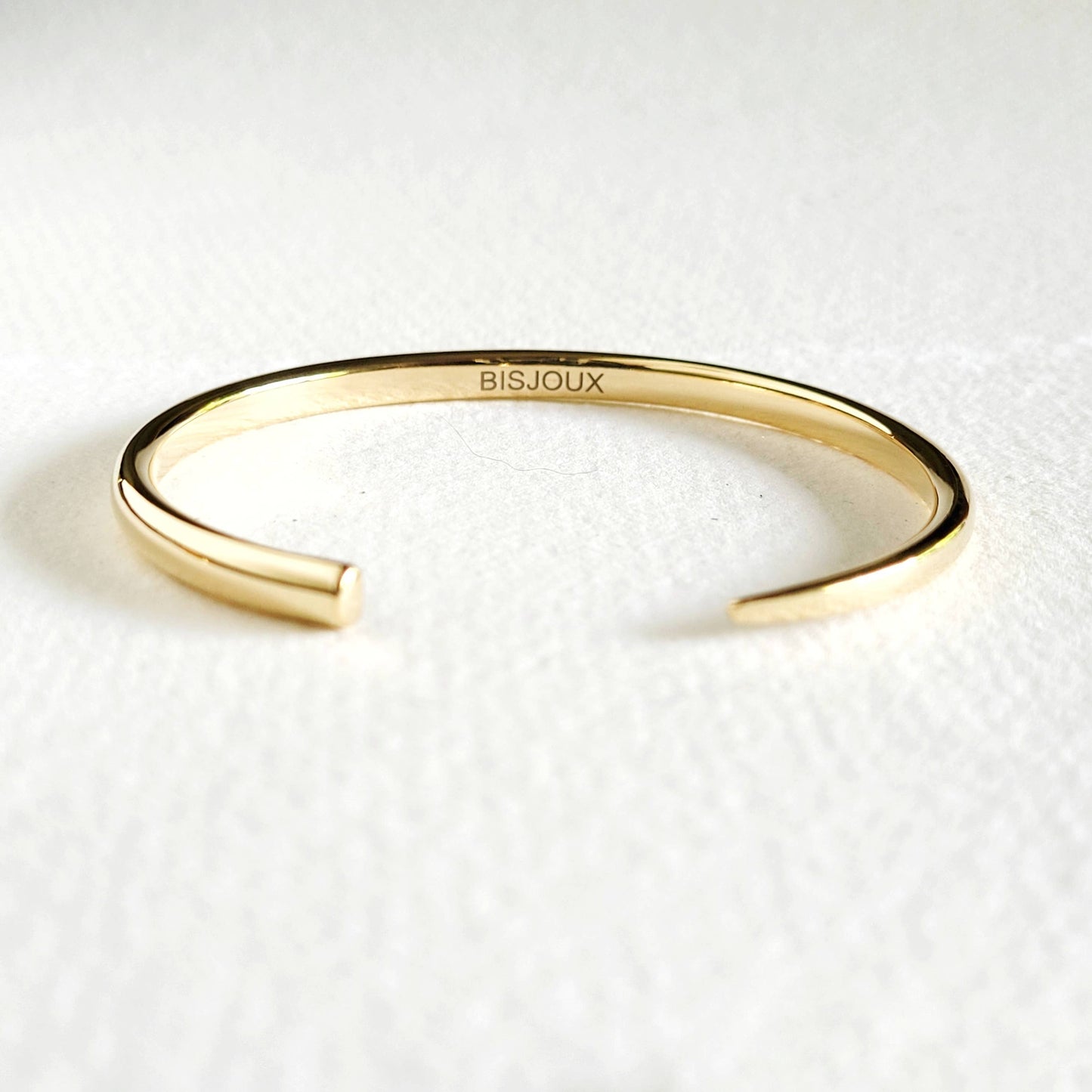 Brass simple collection cuff ring