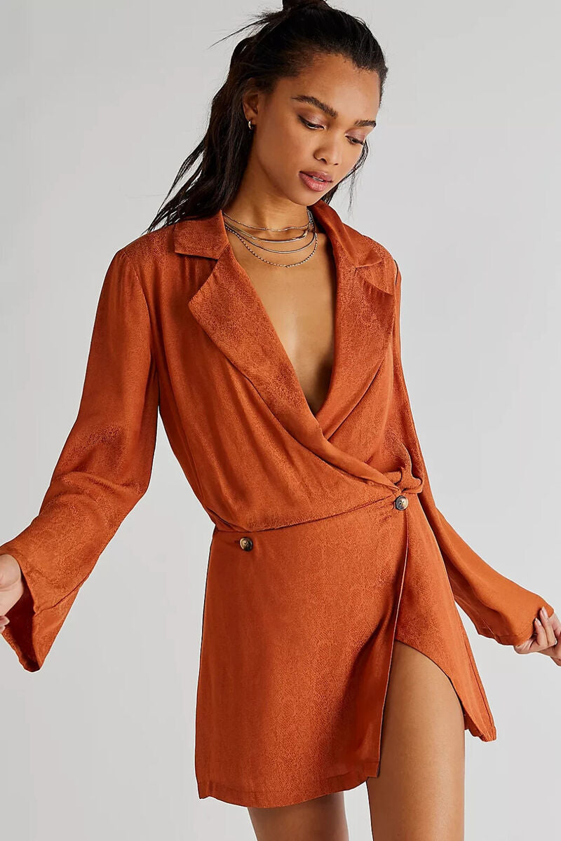 Free People Simone wrap dress