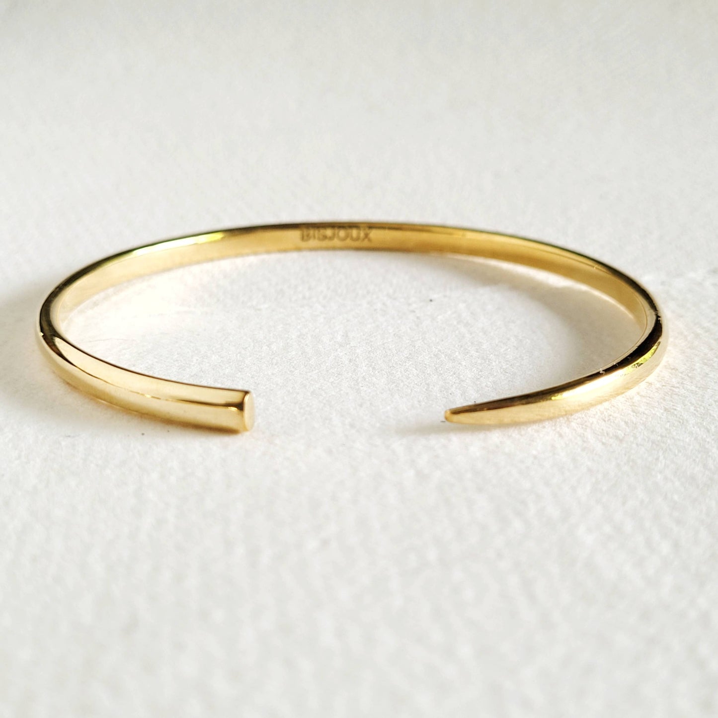 Brass simple collection cuff ring